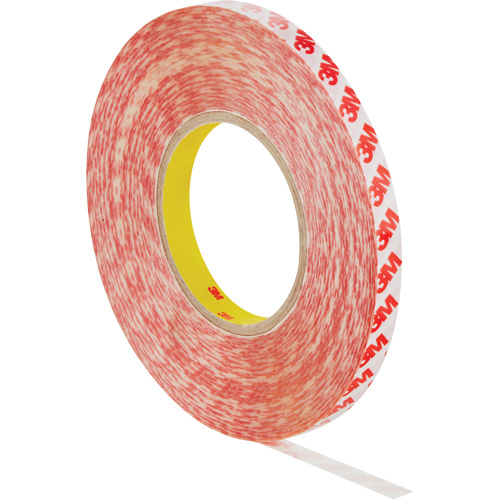 Double-Sided Adhesive Tape, Polyester, 12 mm (0.47") W x 50 m (164') L, 8 mils Thick Absolute Business Supply