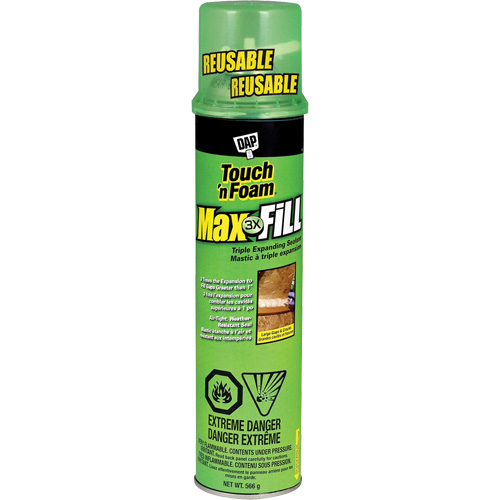 Scellant &agrave; triple expansion Touch 'n Foam Max Fill, 566 g, Canette a&eacute;rosol, Cr&egrave;me Absolute Business Supply