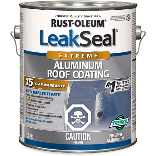 Rev&ecirc;tement de toit en aluminium 15 ans LeakSeal Absolute Business Supply