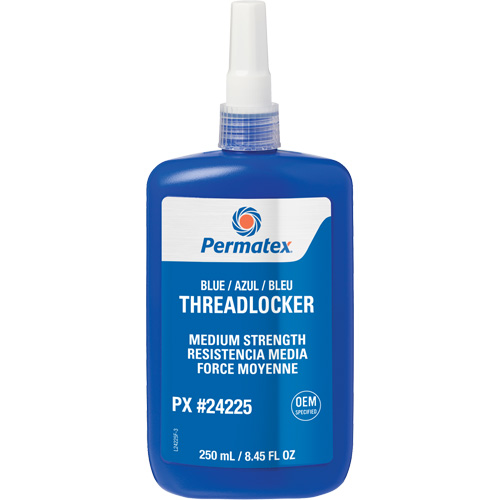 Threadlocker, Blue, Medium, 250 ml, Bottle Absolute Business Supply