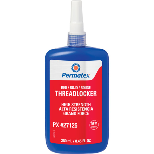 Threadlocker, Red, High, 250 ml, Bottle Absolute Business Supply