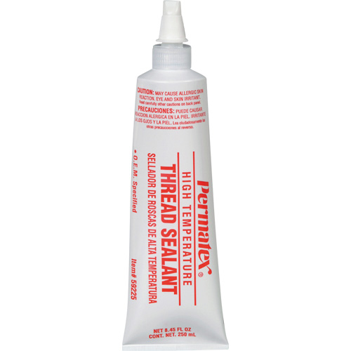 Scellant pour filetage haute temp&eacute;rature, Tube, 250 ml, -54° C - 204° C/-65° F - 400° F Absolute Business Supply