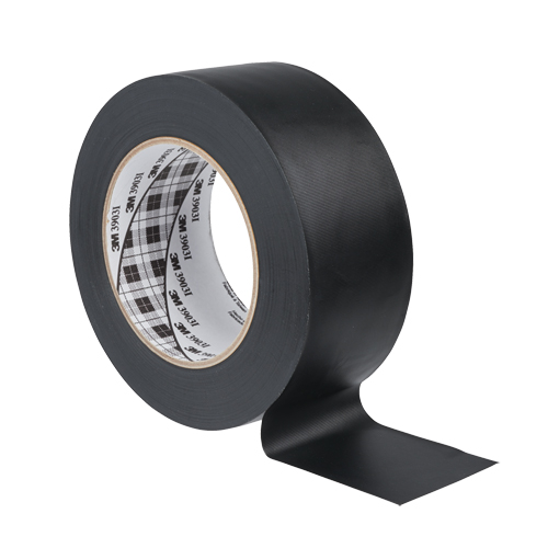 Rubans adh&eacute;sifs en vinyle 3903, 1245 mm (49") la x 46 m (151') lo, 6,5 mils, Noir Absolute Business Supply