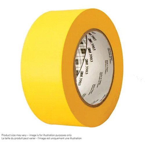 3903 Vinyl Duct Tape, 76 mm (3") W x 45.75 m (150') L, 6.5 mils, Yellow Absolute Business Supply