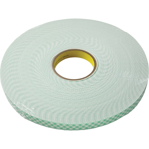 Ruban double face en mousse d'ur&eacute;thane, 33 m (108') lo x 9,5 mm (3/8") la, 60 mils, Ur&eacute;thane Absolute Business Supply