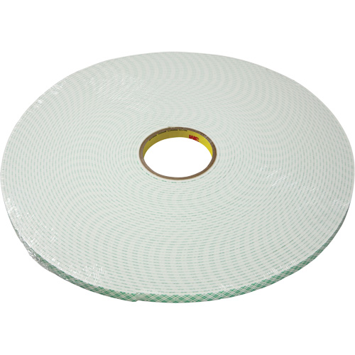 Double-Coated Urethane Foam Tape, 16.5 m (54') L x 25.4 mm (1") W, 25 mils, Urethane Absolute Business Supply