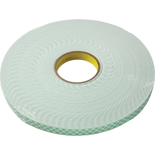 Double-Coated Foam Tape, 33 m (108') L x 18 mm (3/4") W, 62.5 mils, Urethane Absolute Business Supply