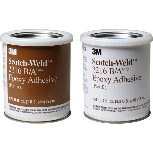 Scotch-Weld Adhesive, 32 fl. oz., Kit, Two-Part, Grey Absolute Business Supply