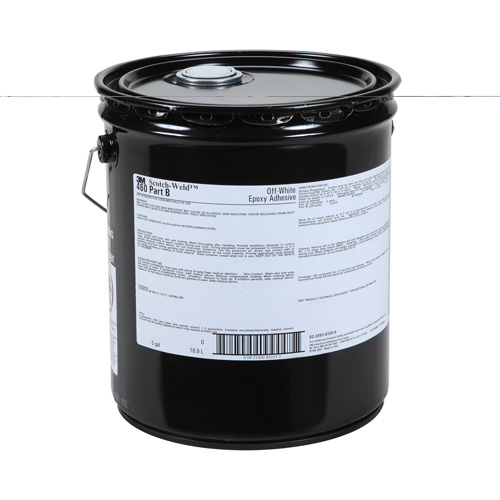 Adh&eacute;sif Scotch-Weld, 5 gal., Seau, Deux composants, Blanc cass&eacute; Absolute Business Supply