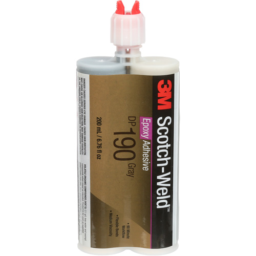 Scotch-Weld Adhesive, 200 ml, Cartridge, Two-Part, Grey Absolute Business Supply