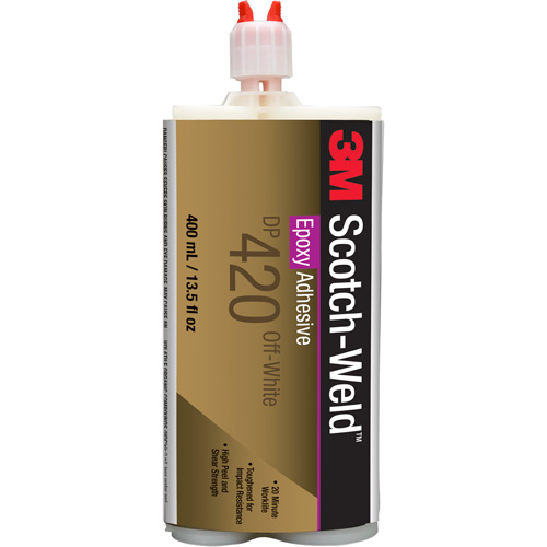 Adh&eacute;sif Scotch-Weld, 400 ml, Cartouche, Deux composants, Blanc cass&eacute; Absolute Business Supply