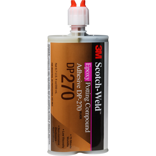 Scotch-Weld Potting Compound, 200 ml, Dual Cartridge, Two-Part, Black Absolute Business Supply