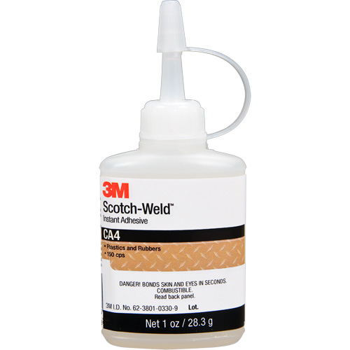 Scotch-Weld Instant Adhesive CA4, Clear, Bottle, 1 oz. Absolute Business Supply