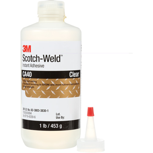 Scotch-Weld Instant Adhesive CA5, Clear, Bottle, 1 lbs. Absolute Business Supply