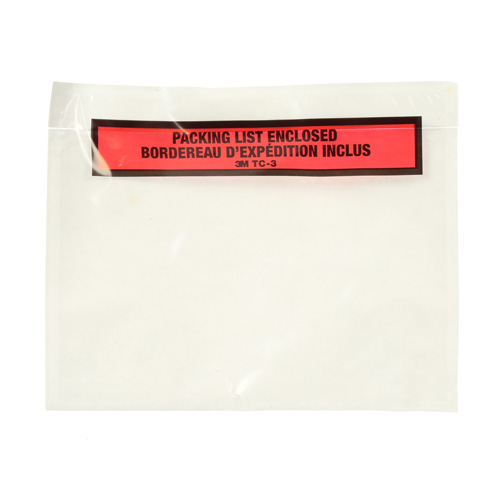Pochette pour bordereau d'exp&eacute;dition, 7" lo x 5" la, Style Insertion par extr&eacute;mit&eacute; Absolute Business Supply