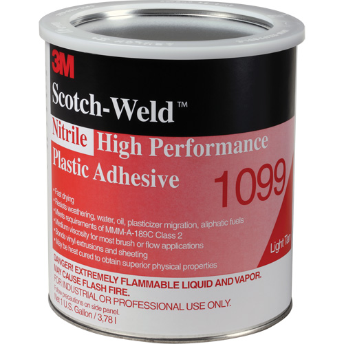 Adh&eacute;sif de plastique, 1 gal., Canette, Lavande Absolute Business Supply