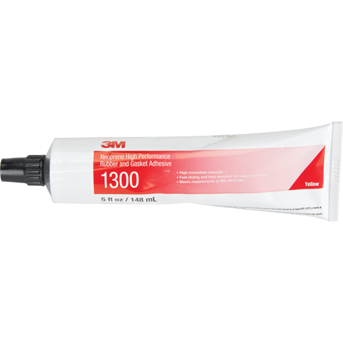 Rubber & Gasket Adhesive, Tube, Yellow Absolute Business Supply
