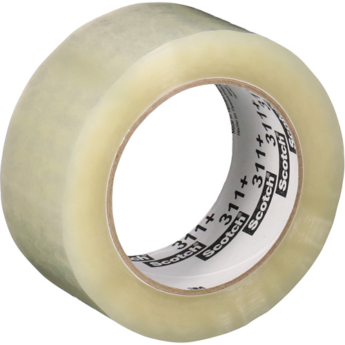 Scotch&reg; 311+ Box Sealing Tape, Acrylic Adhesive, 48 mm (1-22/25") x 100 m (328') Absolute Business Supply