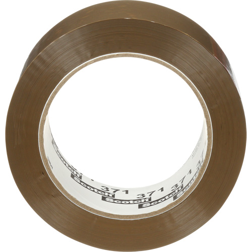 Scotch&reg; Box Sealing Tape 371, Hot Melt Adhesive, 1.9 mils, 48 mm (2") x 100 m (328') Absolute Business Supply