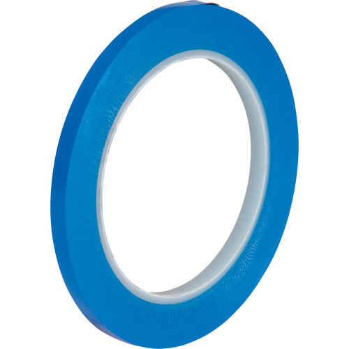 471 Vinyl Tape, 6 mm (1/4") W x 32.9 m (108') L, 5.3 mils, Blue Absolute Business Supply