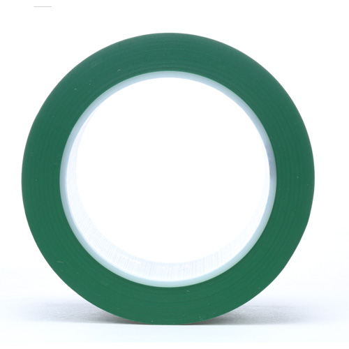 471 Vinyl Tape, 50.8 mm (2") W x 32.9 m (108') L, 5.2 mils, Green Absolute Business Supply