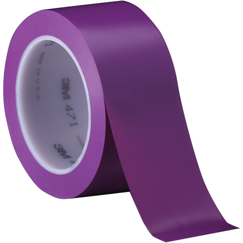 Ruban en vinyle 471, 50,8 mm (2") la x 32,9 m (108') lo, 5,2 mils, Mauve Absolute Business Supply