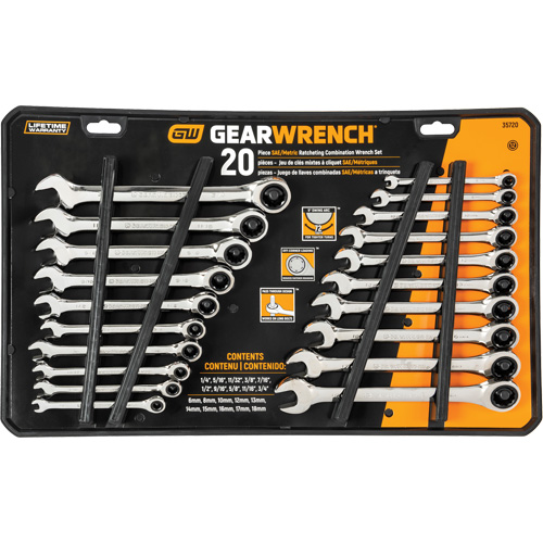 72-Tooth Combination Wrench Set Absolute Business Supply