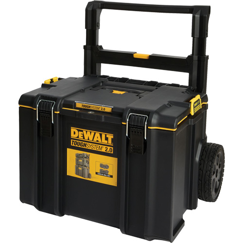 Boîte &agrave; outils roulante ToughSystem 2,0, 23-69/100" x 19-79/100" x 38-7/10", Noir Absolute Business Supply