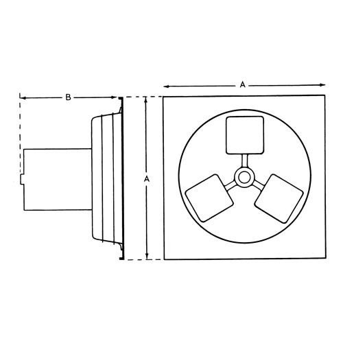 Exhaust Fan 12" 1SP Panel Series Absolute Business Supply
