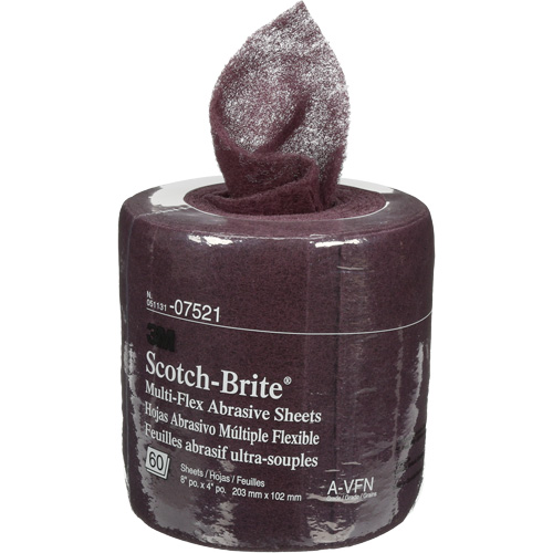 Rouleaux de feuilles Scotch-Brite, Tr&egrave;s fin, 8" la x 6-2/3 vg lo Absolute Business Supply