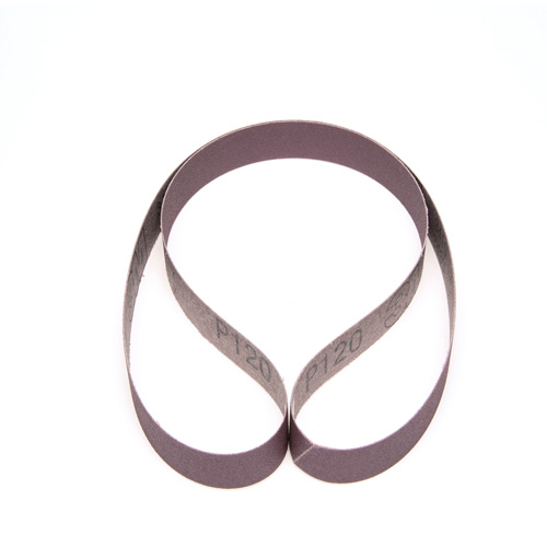 Courroie en textile 241D, 1" la x 42", Oxyde d'aluminium, Grain P120 Absolute Business Supply