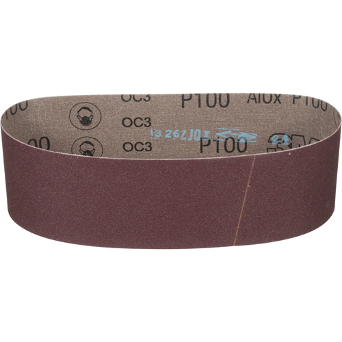 Cloth Belt 241D, 3" W X 24" L, Aluminum Oxide, P100 Grit Absolute Business Supply