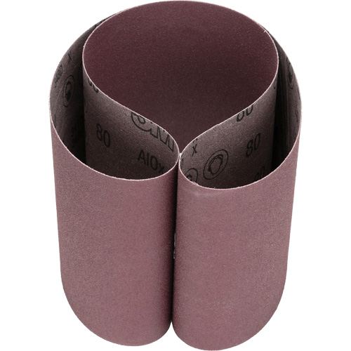 Cloth Belt 341D, 6" W x 48" L, Aluminum Oxide, 80 Grit Absolute Business Supply