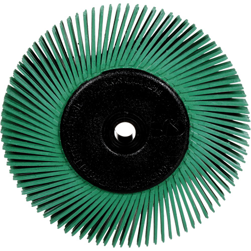 Brosses radiales bristle pour meuleuses d'&eacute;tabli, Grain 50X, 6" dia. Absolute Business Supply