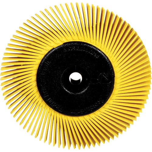 Radial Bristle Brushes for Bench Grinders, 80X Grit, 6" Dia. Absolute Business Supply