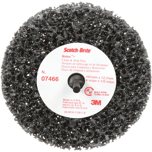 Scotch-Brite Roloc Clean and Strip Disc, 4" Dia., Extra Coarse Grit, Silicon Carbide Absolute Business Supply