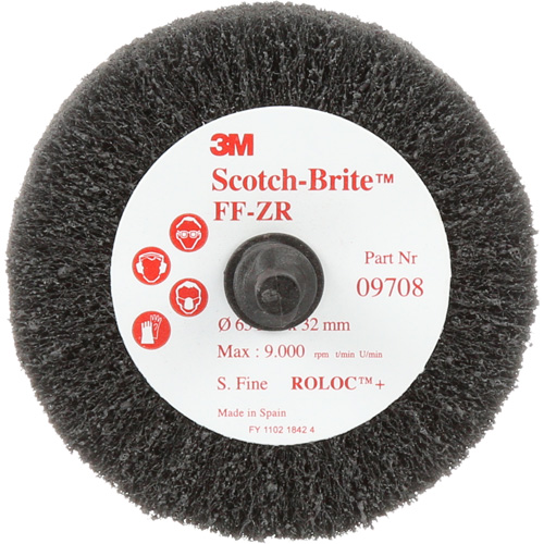 Scotch-Brite Cut & Polish Flap Brush, Aluminum Oxide, Fine Grit, 2-1/2" x 1-1/4" x 1/4" Absolute Business Supply