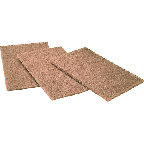 Scotch-Brite Hand Pads, Aluminum Oxide, 6" x 9", Coarse Grit Absolute Business Supply