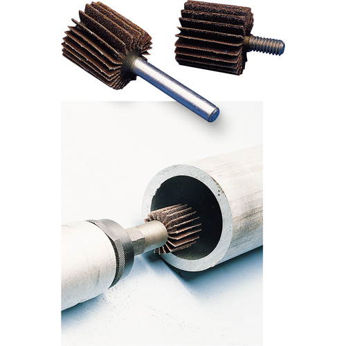 General Purpose Flap Wheel, Aluminum Oxide, 60 Grit, 2" x 1" x 1/4" Absolute Business Supply