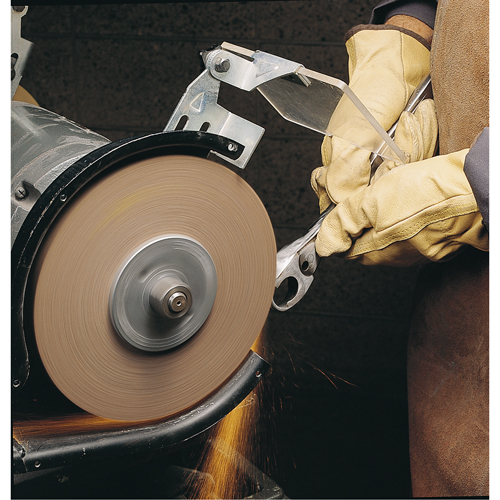 Meules d'abrasion & de polissage Scotch-brite, 6" dia. x 1" la, Arbre 1", Oxyde d'aluminium Absolute Business Supply