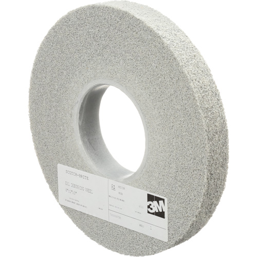 Scotch-Brite EXL Deburring Wheels, 8" x 1", 3" Arbor, Aluminum Oxide Absolute Business Supply