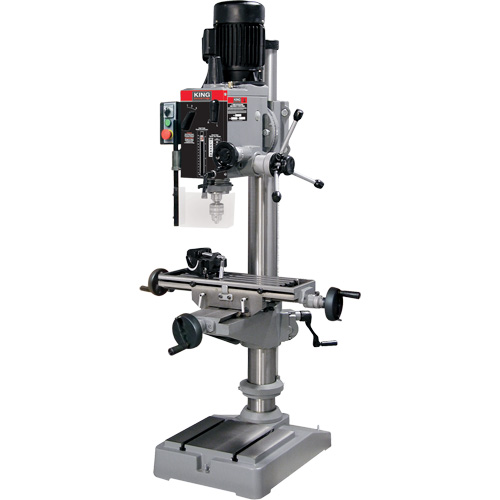 Gearhead Milling Drilling Machine, 6 Speeds, 1-1/4" Drilling Capacity Absolute Business Supply