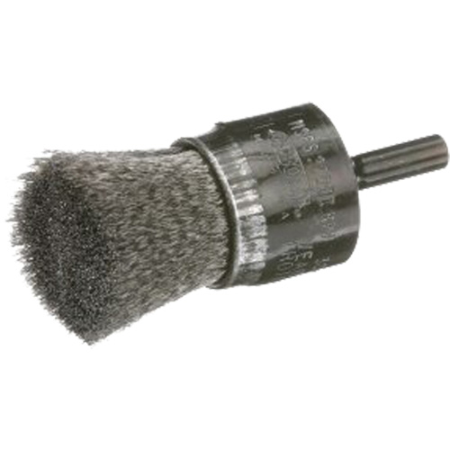 Crimped Wire End Brush, 1", 0.006" Fill Absolute Business Supply