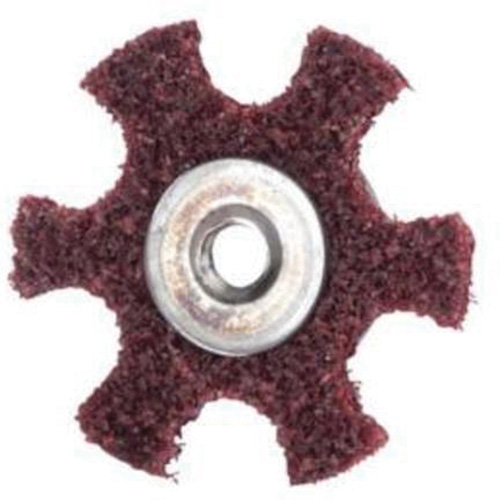 Abrasotex Surface Preparation Star, 3" Dia., Medium Grit, Aluminum Oxide Absolute Business Supply