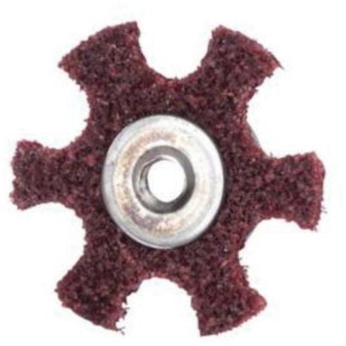 Abrasotex Surface Preparation Star, 2" Dia., Medium Grit, Aluminum Oxide Absolute Business Supply