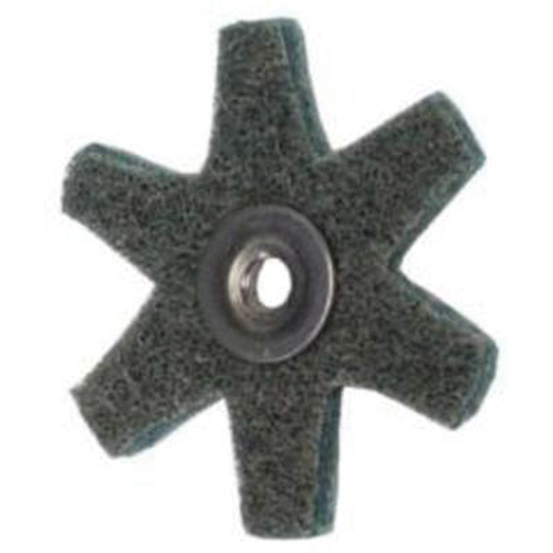 Abrasotex Surface Preparation Star, 2" Dia., Very Fine Grit, Aluminum Oxide Absolute Business Supply