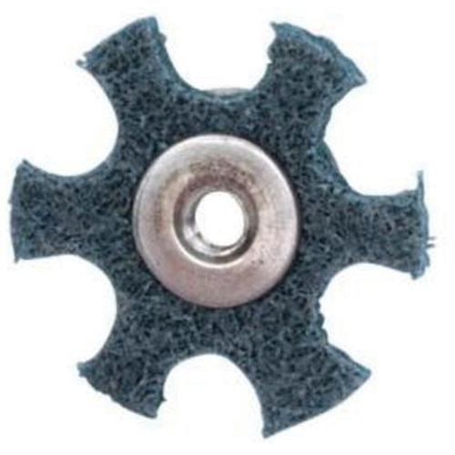 Disque abrasif en forme d'&eacute;toile pour pr&eacute;paration de surface Abrasotex , 3" dia., Grain Tr&egrave;s fin, Oxyde d'aluminium Absolute Business Supply