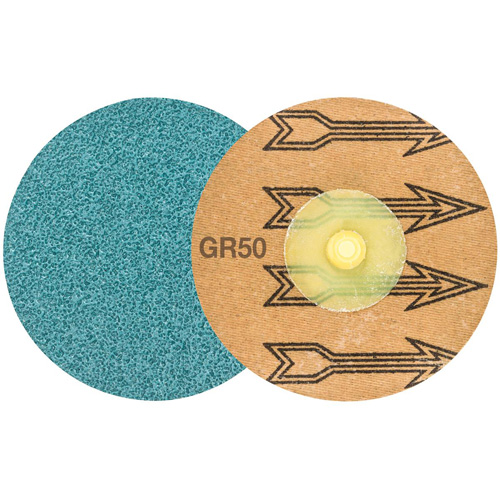 Disque de ponçage TWIST TOPCUT, 3" dia., Grain 50, Zirconium Absolute Business Supply