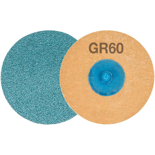 TWIST TOPCUT Sanding Disc, 3" Dia., 60 Grit, Zirconium Absolute Business Supply