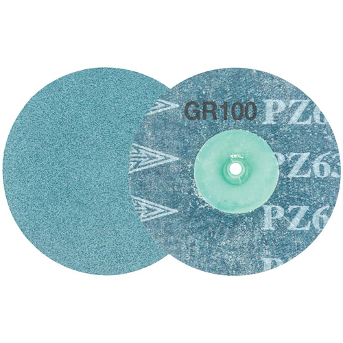 TWIST TOPCUT Sanding Disc, 3" Dia., 100 Grit, Zirconium Absolute Business Supply